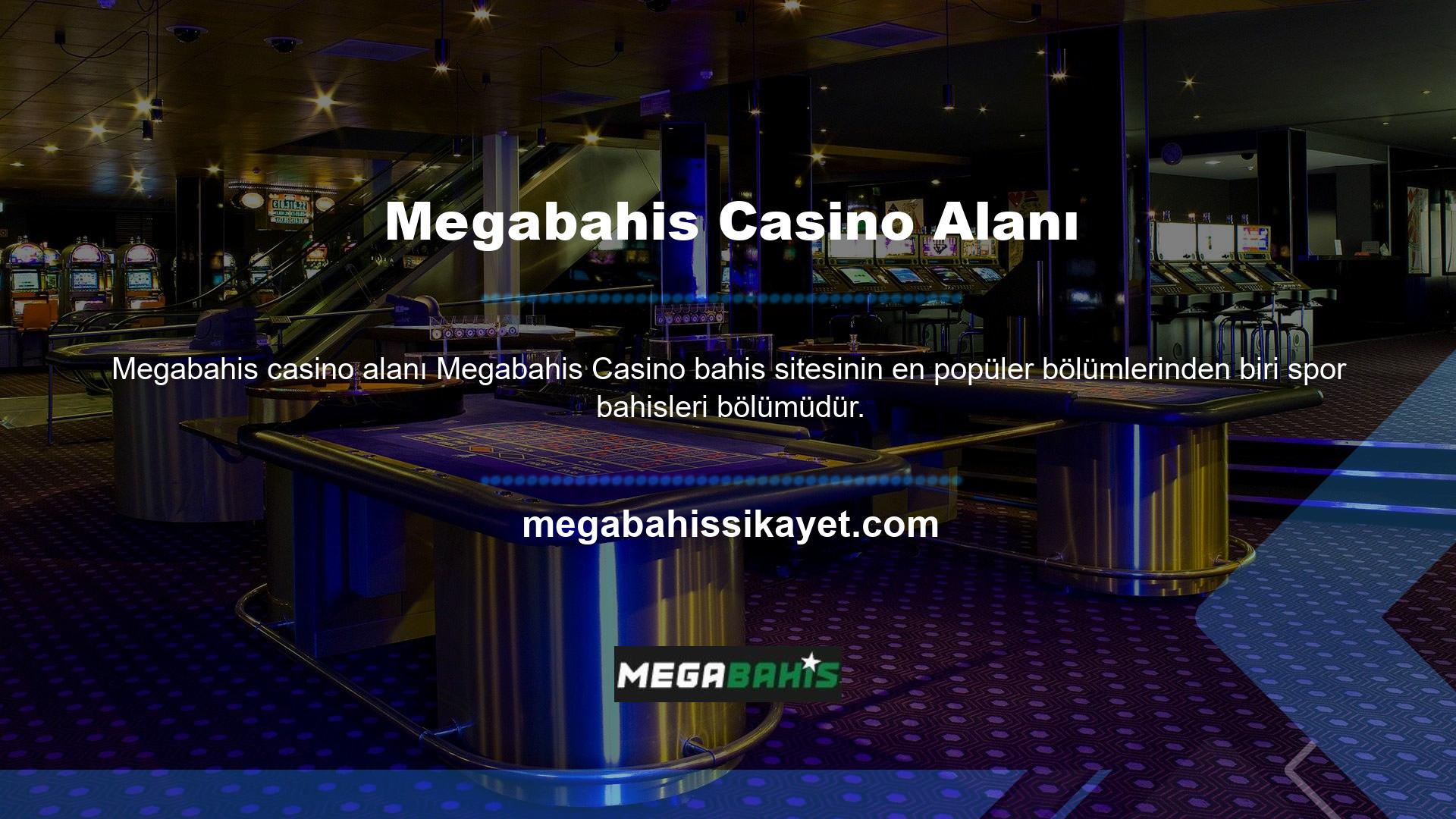 En İyi Megabahis Casino Oyunları Bu bölüm, özellikle belirli bir spora aşina olanlar için büyük ilgi görecektir